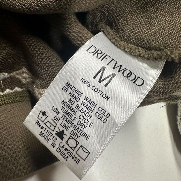 Driftwood Teddy Embroidered Camo Pullover Sweatshirt Womens Size M Medium - Picture 14 of 14
